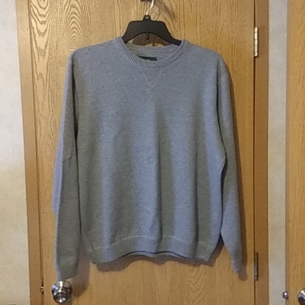 Mens long sleeve crew neck sweater